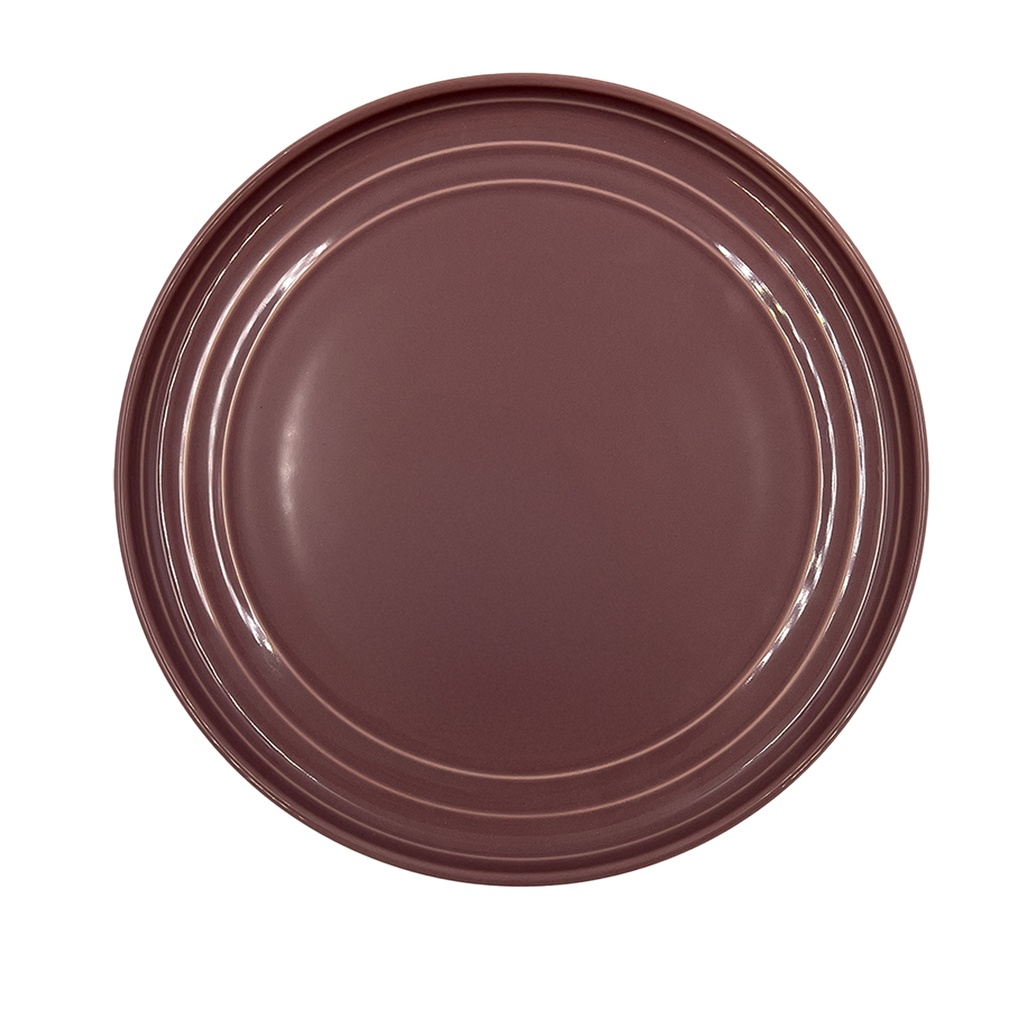 Plato fondo Comacchio morado 25cm