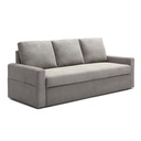 Sofá cama 3 cuerpos Amberes gris claro