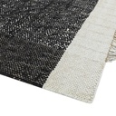 Alfombra 120x180cm Cliford negro