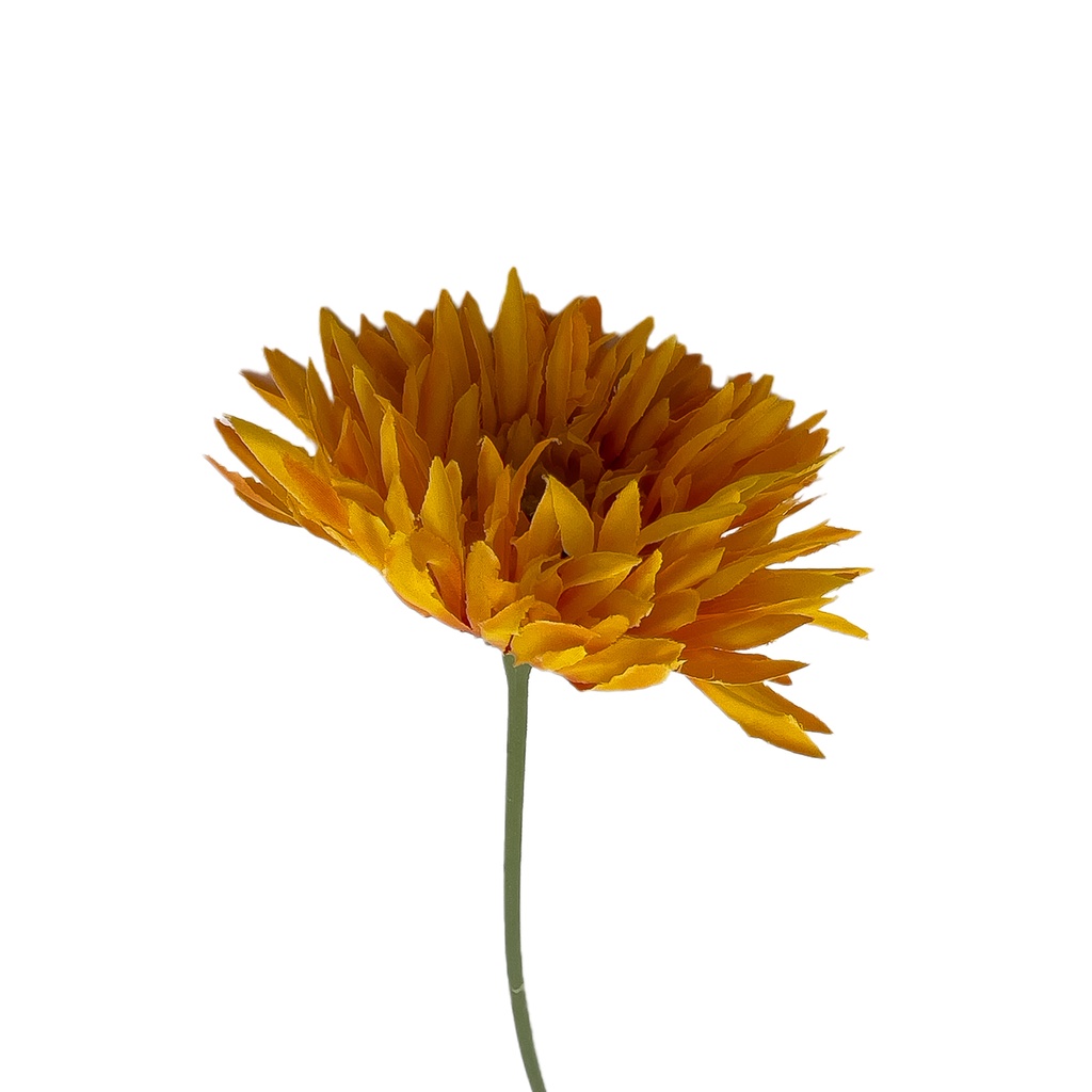 Flor artificial naranjo 45cm