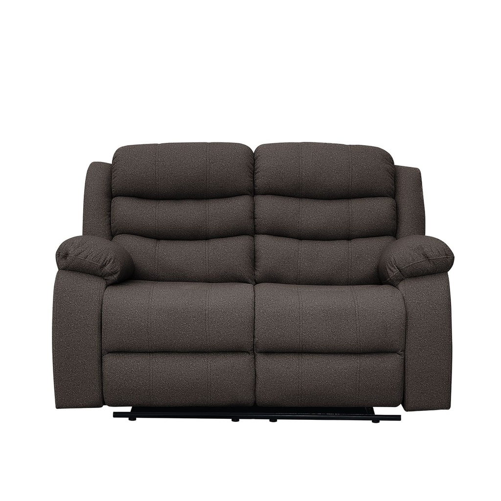 Sofá reclinable 2 cuerpos Boston café 