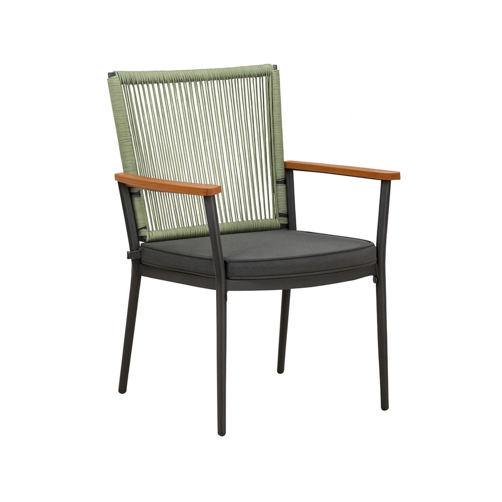 Silla comedor terraza Concord verde